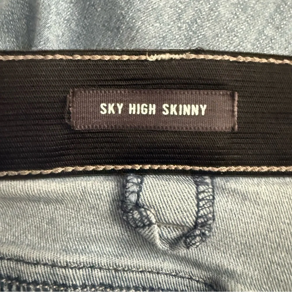 Torrid Sky High Skinny Jeans 24R Light Wash High Rise Stretch Denim Plus Size